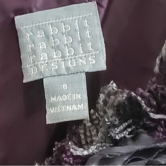 Rabbit Rabbit Rabbit designs women's thick plaid sleeveless mini dress - Picture 4 of 4